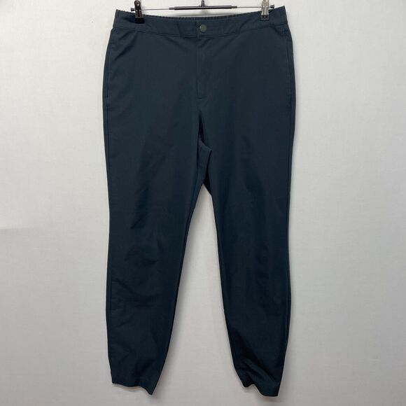 Banana Republic Men Tech Jogger Pants Size 34 Black Polyester M279 -9 - Picture 1 of 16